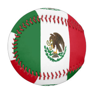 Patriotische Mexikanflagge Baseball