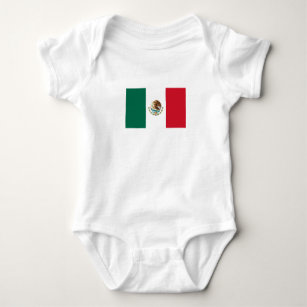 Patriotische mexikanische Flagge Baby Strampler