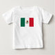Patriotische mexikanische Flagge Baby T-shirt (Vorderseite)
