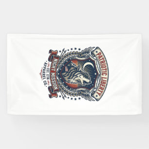 Patriotische Nachtmission Patriot Wolf Militär-Ins Banner