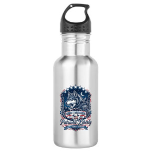 Patriotische Nachtmission Patriot Wolf Militär-Ins Edelstahlflasche