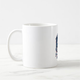 Patriotische Nachtmission Patriot Wolf Militär-Ins Kaffeetasse