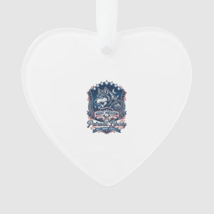 Patriotische Nachtmission Patriot Wolf Militär-Ins Ornament