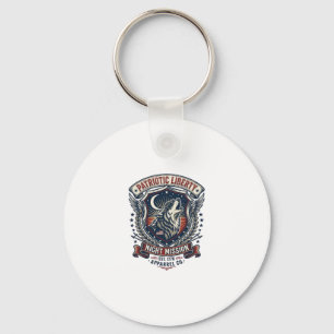 Patriotische Nachtmission Patriot Wolf Militär-Ins Schlüsselanhänger