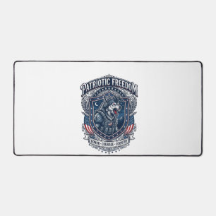 Patriotische Nachtmission Patriot Wolf Militär-Ins Schreibtischunterlage