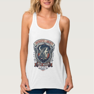 Patriotische Nachtmission Patriot Wolf Militär-Ins Tank Top