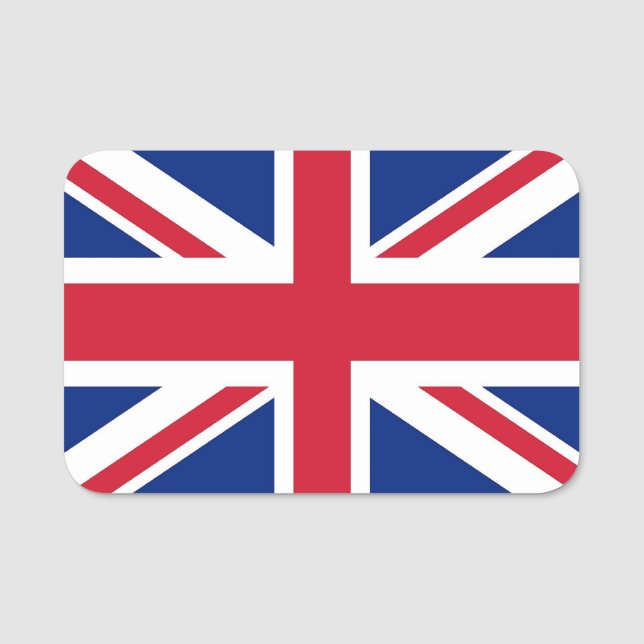 Patriotische Namensmarke mit Flagge des Vereinigte Namensschild (Vorderseite)