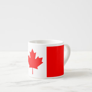 Patriotische Nationalflagge KANADA Espressotasse