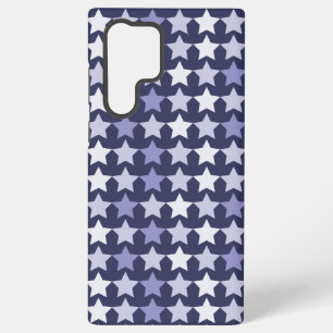 Patriotische Navy Blue Stars Samsung Galaxy Hülle