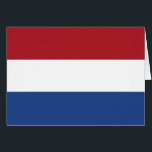 Patriotische niederländische Flagge<br><div class="desc">Patriotische Flagge der Niederlande.</div>