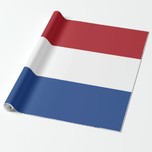 Patriotische niederländische Flagge Geschenkpapier