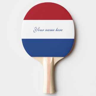 Patriotische niederländische Flagge Tischtennis Schläger