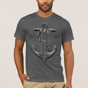 Patriotische Not leidende nautische US-Flagge T-Shirt