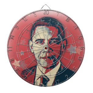 Patriotische Obama Pop-Art-Dartscheibe Dartscheibe