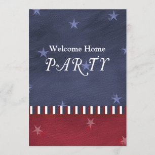 Patriotische oder militärische Party Einladung