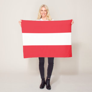 Patriotische österreichische Flagge Fleecedecke