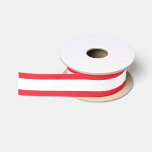 Patriotische österreichische Flagge Satinband