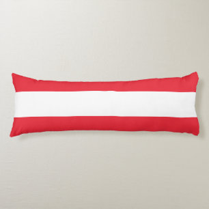 Patriotische österreichische Flagge Seitenschläferkissen