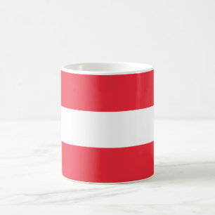 Patriotische österreichische Flagge Tasse