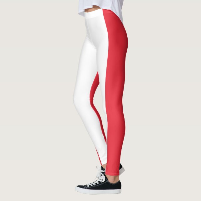 Patriotische österreichische Flaggen-Leggings Leggings (Links)