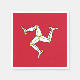 Patriotische Papierservietten mit der Flagge von I