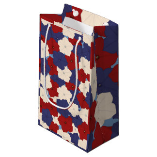Patriotische Petunien-Geschenktüte Kleine Geschenktüte
