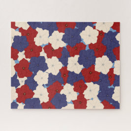 Patriotische Petunien Puzzle