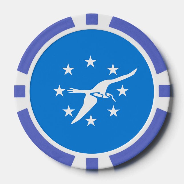 Patriotische Poker-Chips mit Flag Corpus Christi Pokerchips (Vorderseite)