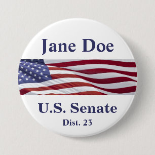 Patriotische politische Kampagne Button