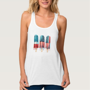 Patriotische Popsicles Tank Top