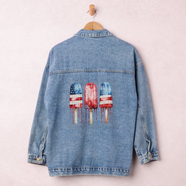 Patriotische Popsikel Jeansjacke (Hangar)