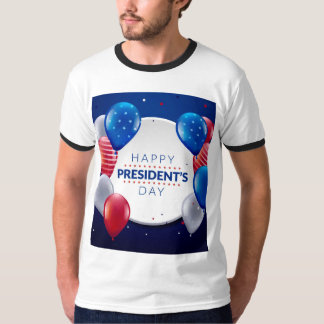 Patriotische Präsidenten Tagesdesign T - Shirt