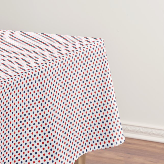 Patriotische Punkte Baumwolltischdecke Tischdecke (Beispiel)