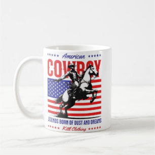 Patriotische Pup & Proud Dog Mama: 4. Juli Hunde M Kaffeetasse