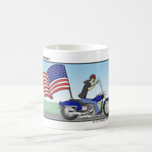 Patriotische Radfahrer-Tasse Tasse