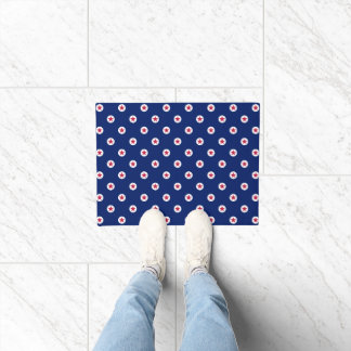 Patriotische Red White Blue Stars Moderne Door Mat Fußmatte