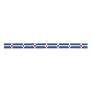Patriotische Ribbon mit Flagge Indianapolis Ripsband
