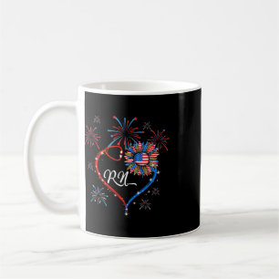 Patriotische Rn Krankenschwester 4. Juli Amerikani Kaffeetasse