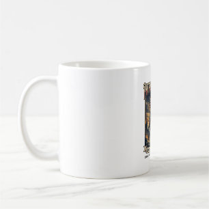 Patriotische Rostflagge Überlebender Zombie-Apokal Kaffeetasse