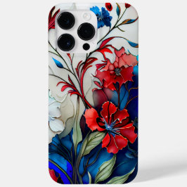 PATRIOTISCHE, ROT WEISSE BLUME Case-Mate iPhone 14 PRO MAX HÜLLE