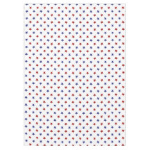 Patriotische Rote und Blaue Sterne auf Weiß