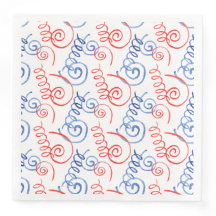 PATRIOTISCHE ROTE WEISSE BLAUE KURZSTREAMER