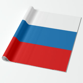 Patriotische Russische Pan Slavic-Flagge Geschenkpapier