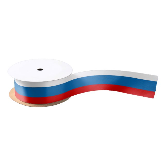 Patriotische Russische Pan Slavic-Flagge Satinband (Spule)