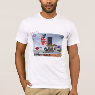 Patriotische Schotten warten auf die große Parade T-Shirt
