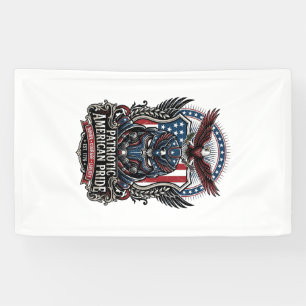 Patriotische Schutzmaske Freiheit Militär Inspirie Banner