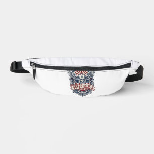 Patriotische Schutzmaske Freiheit Militär Inspirie Bauchtasche