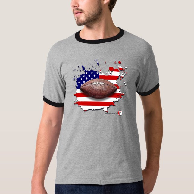 PATRIOTISCHE SCHWEINEHAUT T-Shirt (Vorderseite)