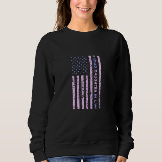 Patriotische Schwiegertochter Familie Passendes Vi Sweatshirt