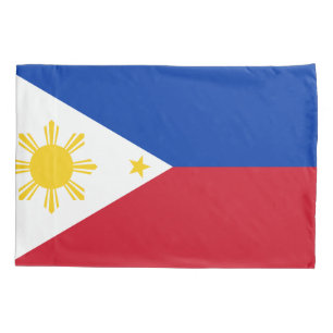 Patriotische Single-Pillowcase-Flagge der Philippi Kissenbezug